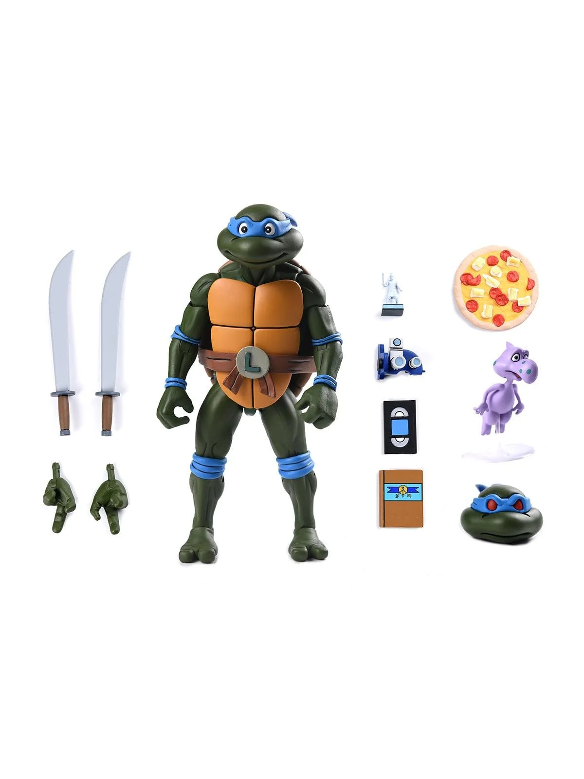 Игровая фигурка NECA Cartoon Leonardo 18 см, фото №1