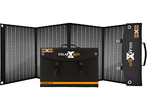 Панель солнечная монокристаллическая Cross Tools SOLARBOX 120 120 Вт / DC / USB-C / USB 2.0