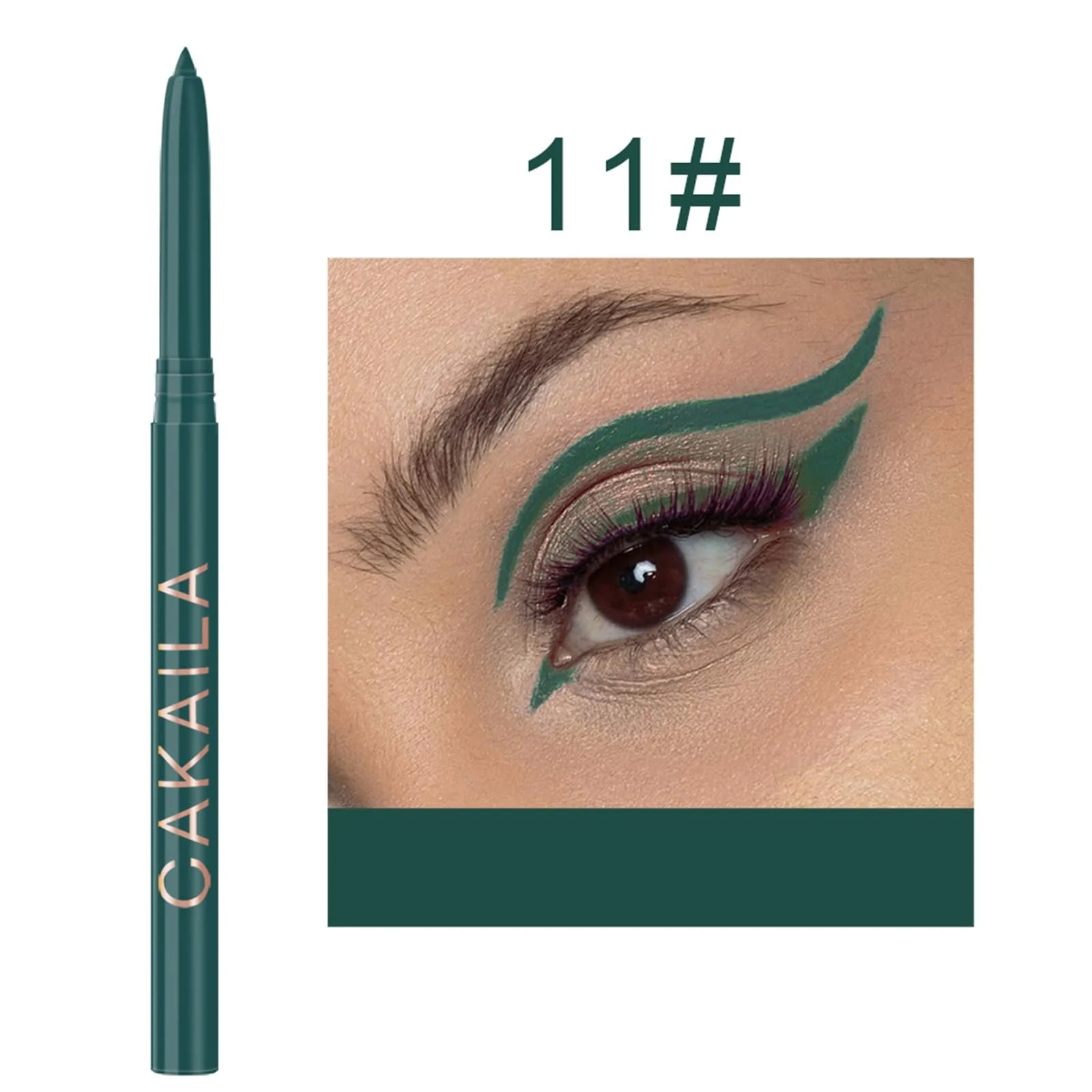 Водостійка кольорова Підводка Cream Gel Eyeliner 18 кольорів, фото №7 Водостійка кольорова Підводка Cream Gel Eyeliner 18 кольорів, фото №7