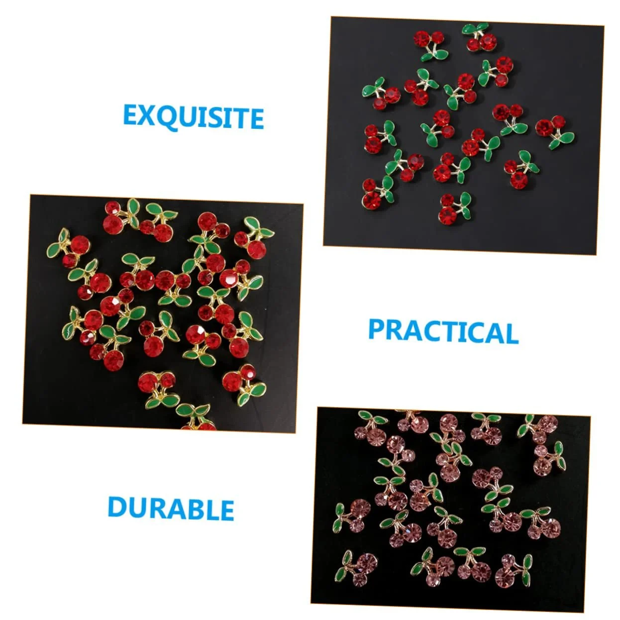 Украшения для ногтей Вишня FRCOLOR Набор 32 шт x 4, фото №6