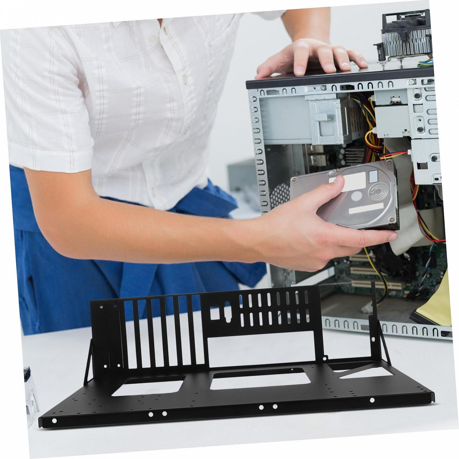 Тримач материнської плати Toddmomy ATX Сталева монтажна рама з отвором для кулера ПК, фото №5