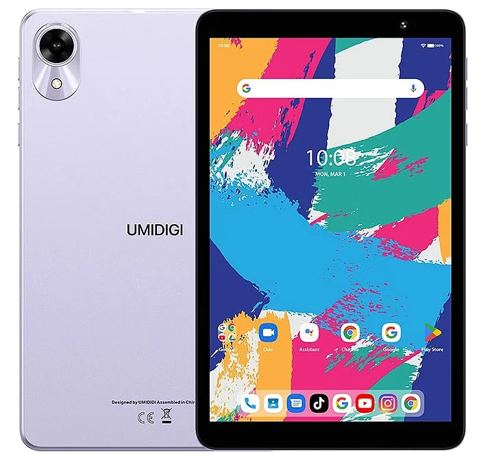 Планшет 8" UMIDIGI G1 Tab Mini 3+4/32GB 4 ядра Android 14 5000mAh Розовый, фото №1