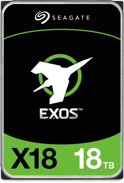 Внутрішній жорсткий диск 3.5" Seagate Exos X18 18TB SATA III (ST18000NM000J), фото №1 Внутрішній жорсткий диск 3.5" Seagate Exos X18 18TB SATA III (ST18000NM000J), фото №1