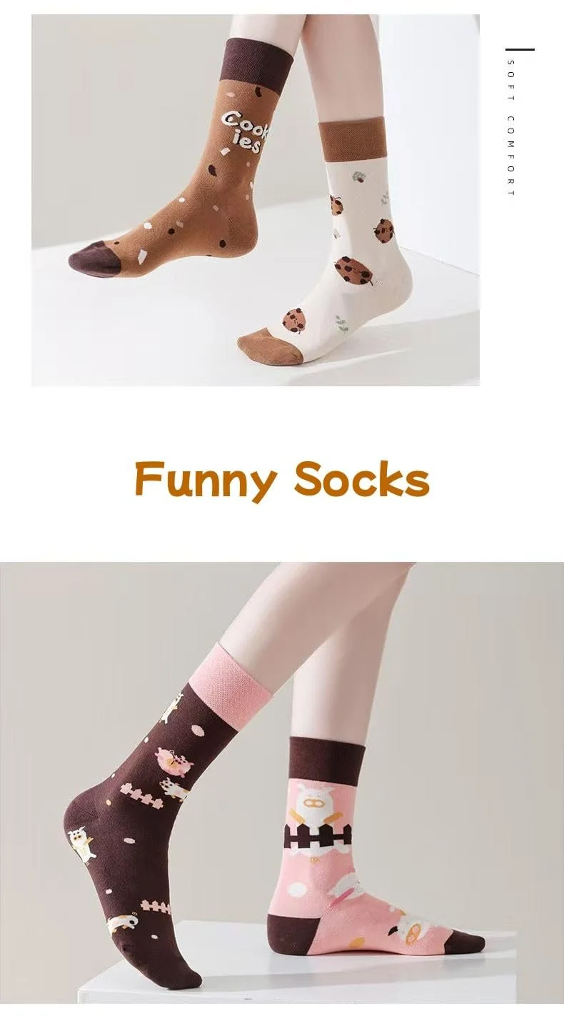 Шкарпетки Жіночі Cozy 6 пар, One Size, Різнокольорові, фото №5 Шкарпетки Жіночі Cozy 6 пар, One Size, Різнокольорові, фото №5