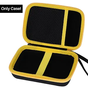 Жесткий защитный чехол Lebakort для цифровой фотокамеры мгновенной печати и фотопринтера 2-в-1 Kodak Smile+ Черный + Желтый synthetic.ua - Фото 1