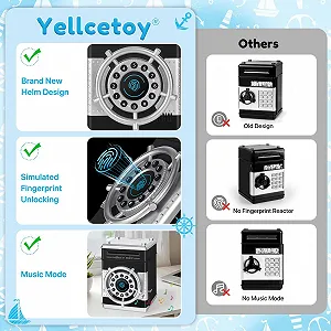 Скарбничка-сейф Safe Електронна з кодом та кермом synthetic.ua - Фото 1