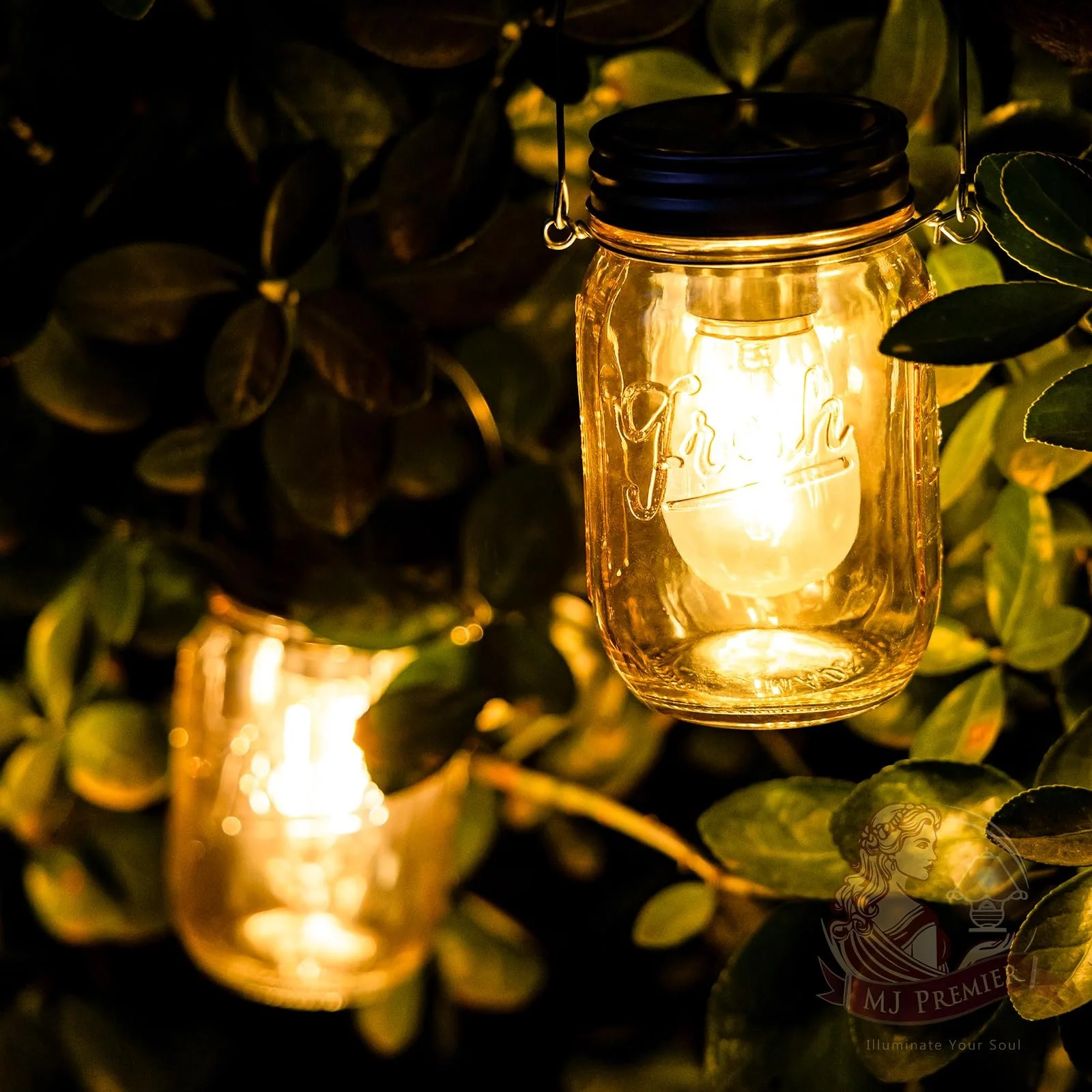 Декоративная уличная настольная лампа Набор из 2 шт Светодиодная Беспроводная на батарейках с таймером Янтарная, фото №7