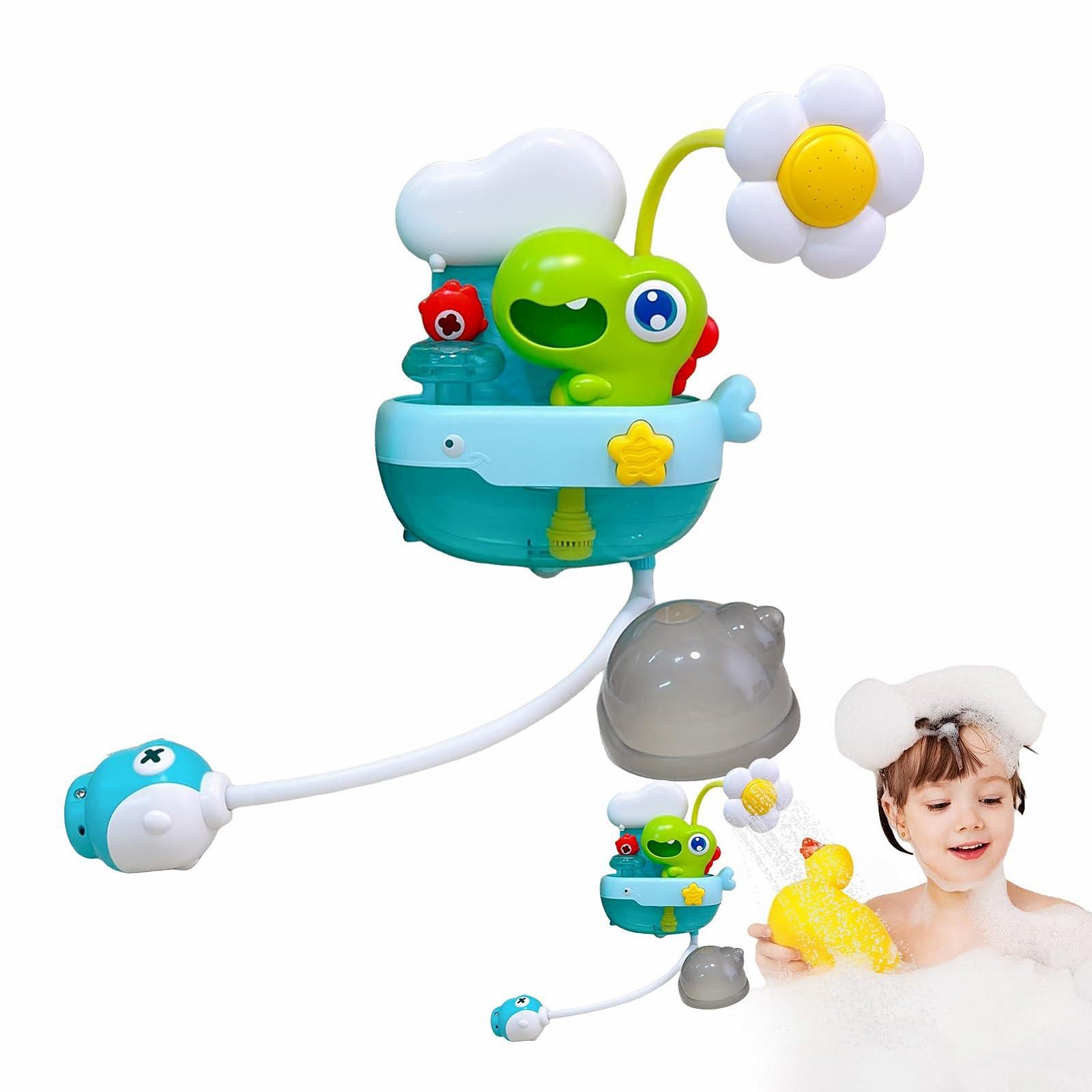 Іграшка для ванни Динозавр Babypartykopf з цікавим дизайном розпилювача, фото №1