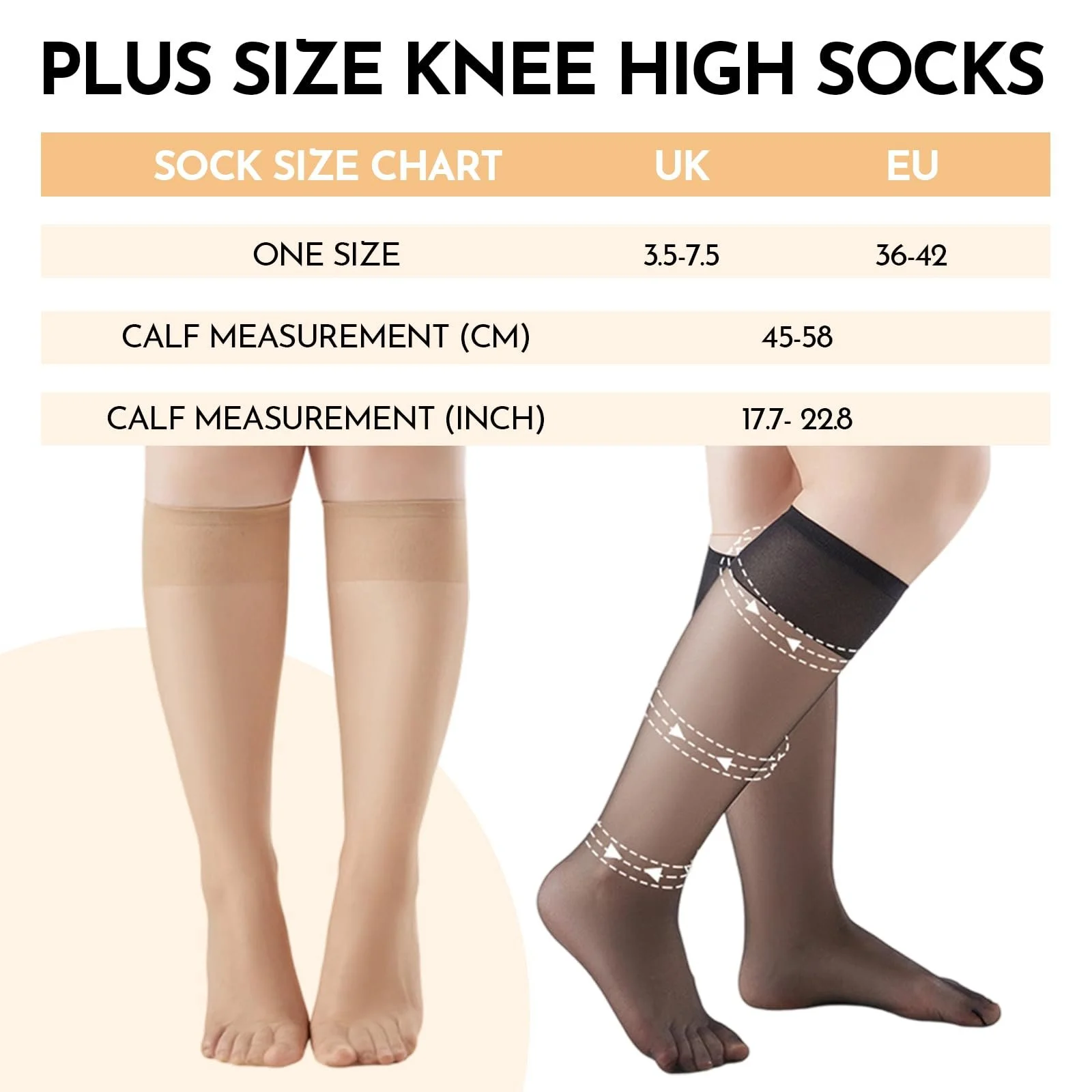 Шкарпетки до коліна жіночі, 10 пар, фото №2