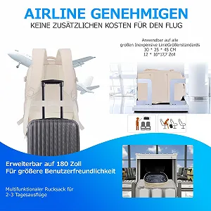 Рюкзак для ноутбука KINGSLONG Vacuum Travel 17.3 дюйма 33 л водонепроницаемый с насосом Чорный synthetic.ua - Фото 1