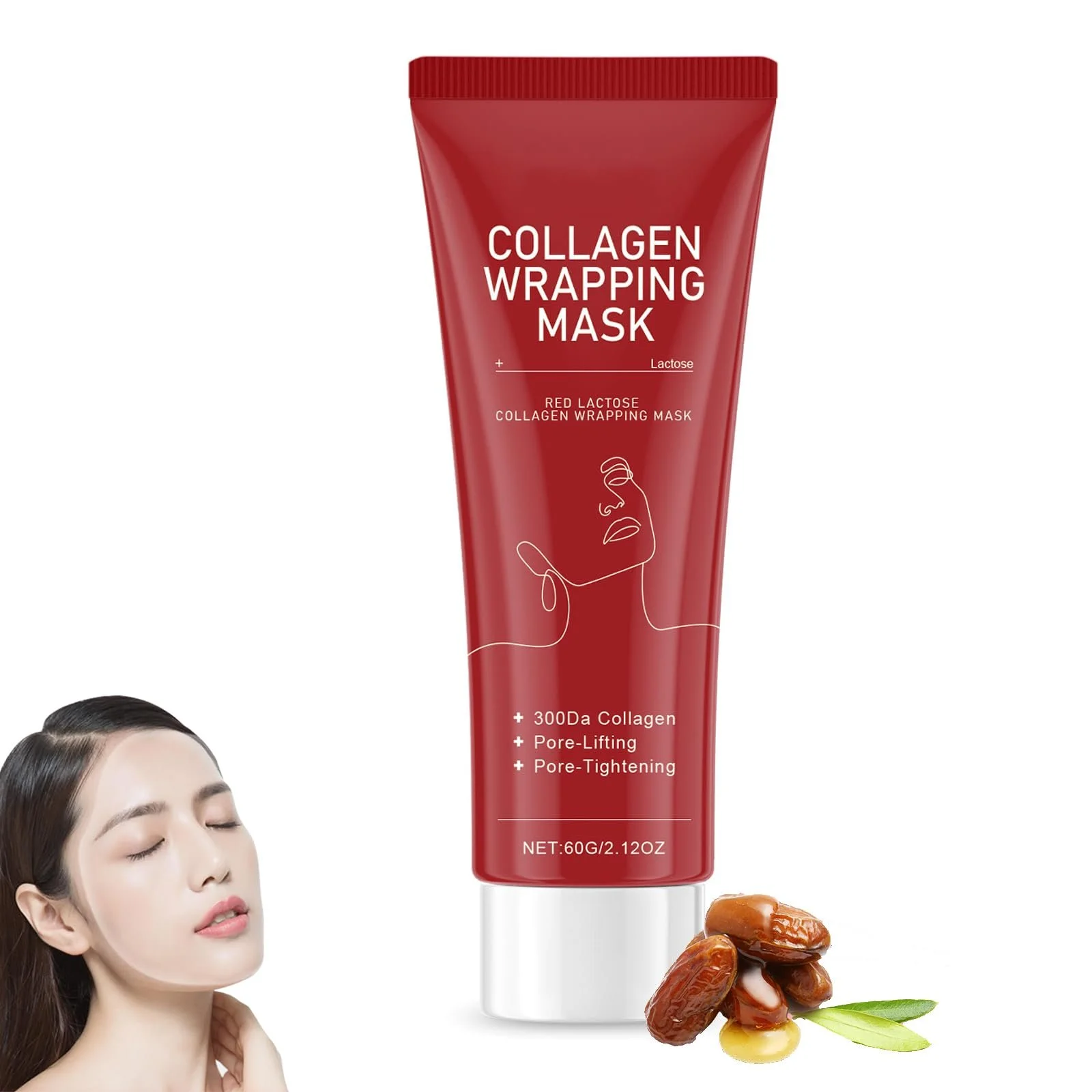 Маска-плівка для обличчя Колаген, Нічна, фото №1