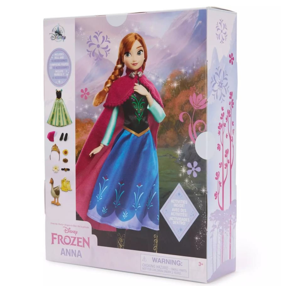 лялька Анна з додатковою сукнею та аксесуарами Anna Disney Story Doll – Frozen, фото №3