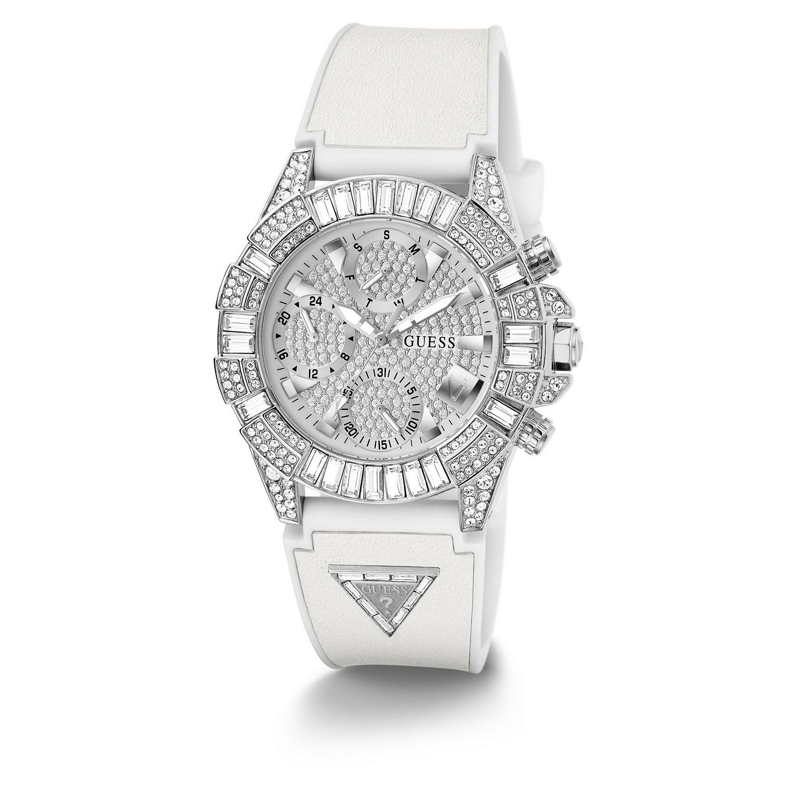 Часы GUESS Iconic 40TH GW0814L2 Женские Силиконовые, Белые, Ремешок, фото №11