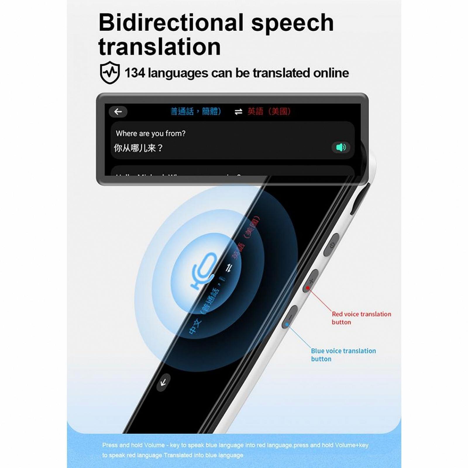 Блок голосового перевода Профессиональный онлайн-перевод на 134 языках Высокоточный, фото №3