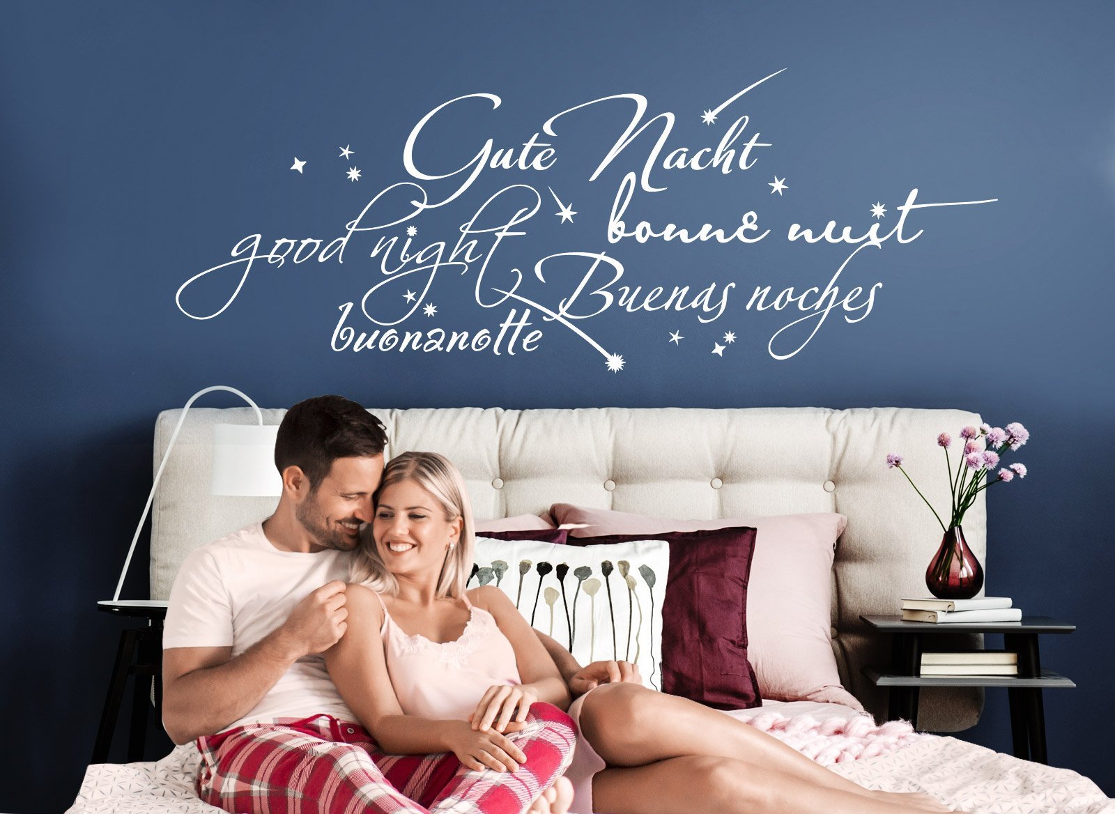 Наклейка на стіну Gran Dora Good Night International Живопис для спальні, фото №4