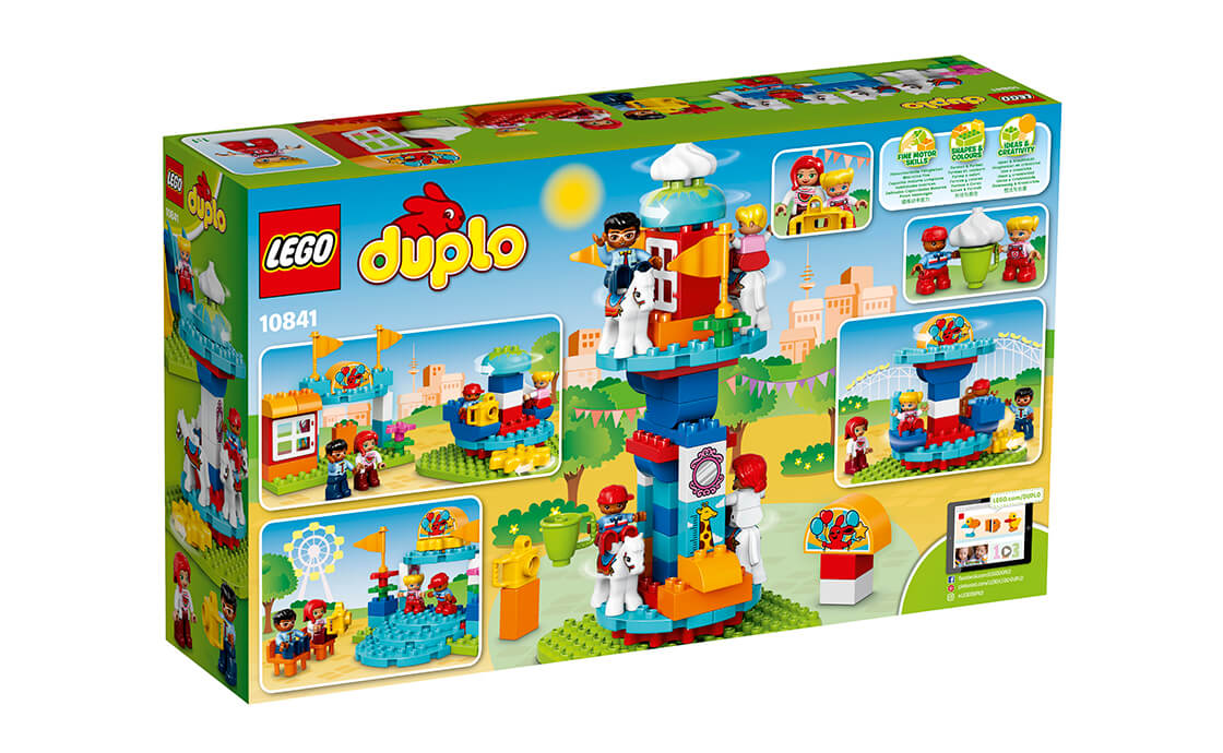 Конструктор Лего LEGO DUPLO Семейный парк аттракционов (10841), фото №3