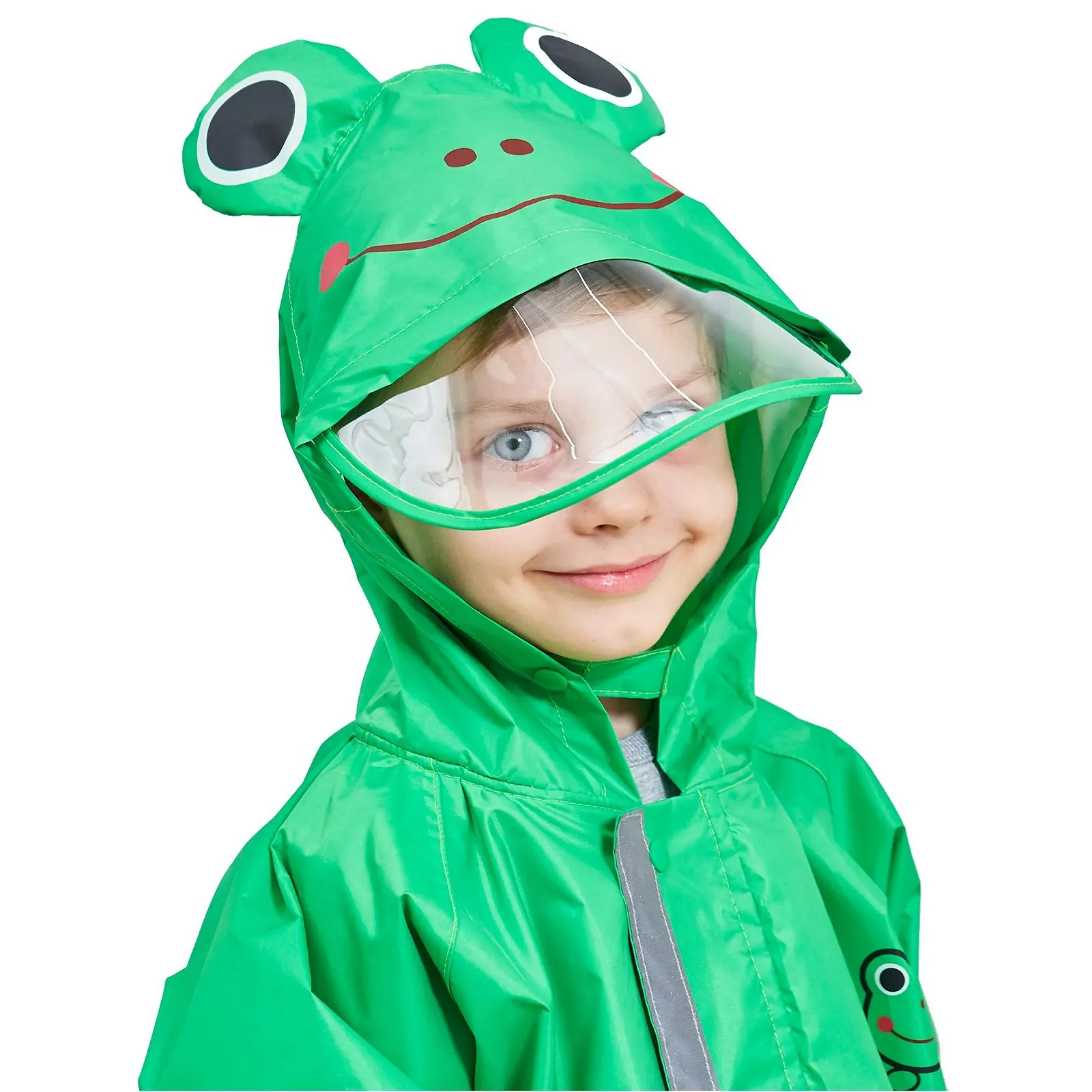 Дитячий дощовик JinBei, комплект: куртка з капюшоном, штани, фото №5 Дитячий дощовик JinBei, комплект: куртка з капюшоном, штани, фото №5