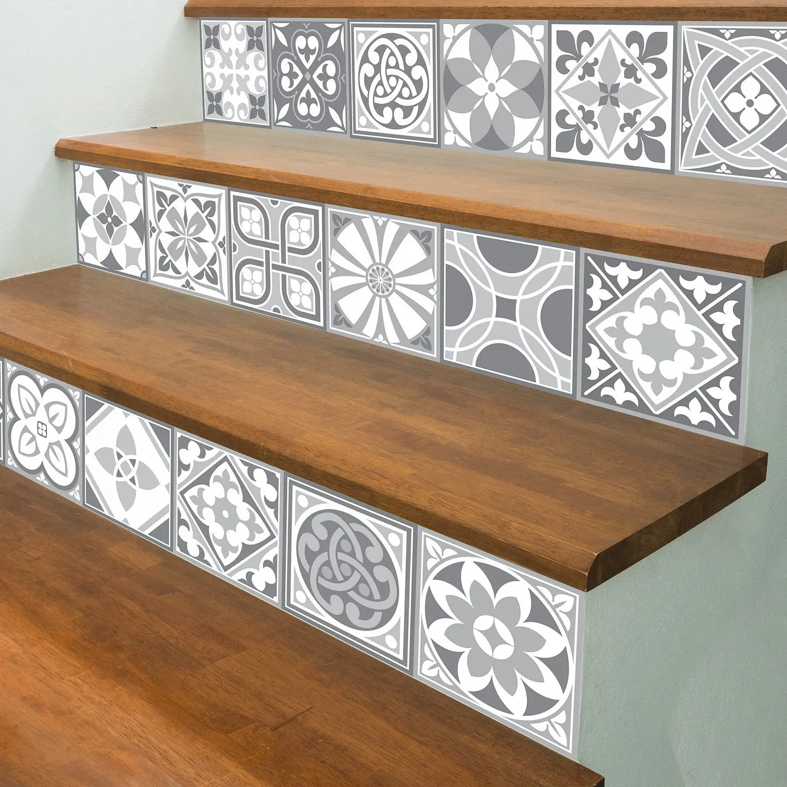 Самоклеюча плитка WALPLUS Kitchen 15 x 15 см Purbeck Stone White Grey 24 шт., фото №4 Самоклеюча плитка WALPLUS Kitchen 15 x 15 см Purbeck Stone White Grey 24 шт., фото №4