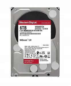 Внутренний жесткий диск WD Red Plus 6 ТБ 3.5" 5640 rpm 128 МБ Red synthetic.ua - Фото 1