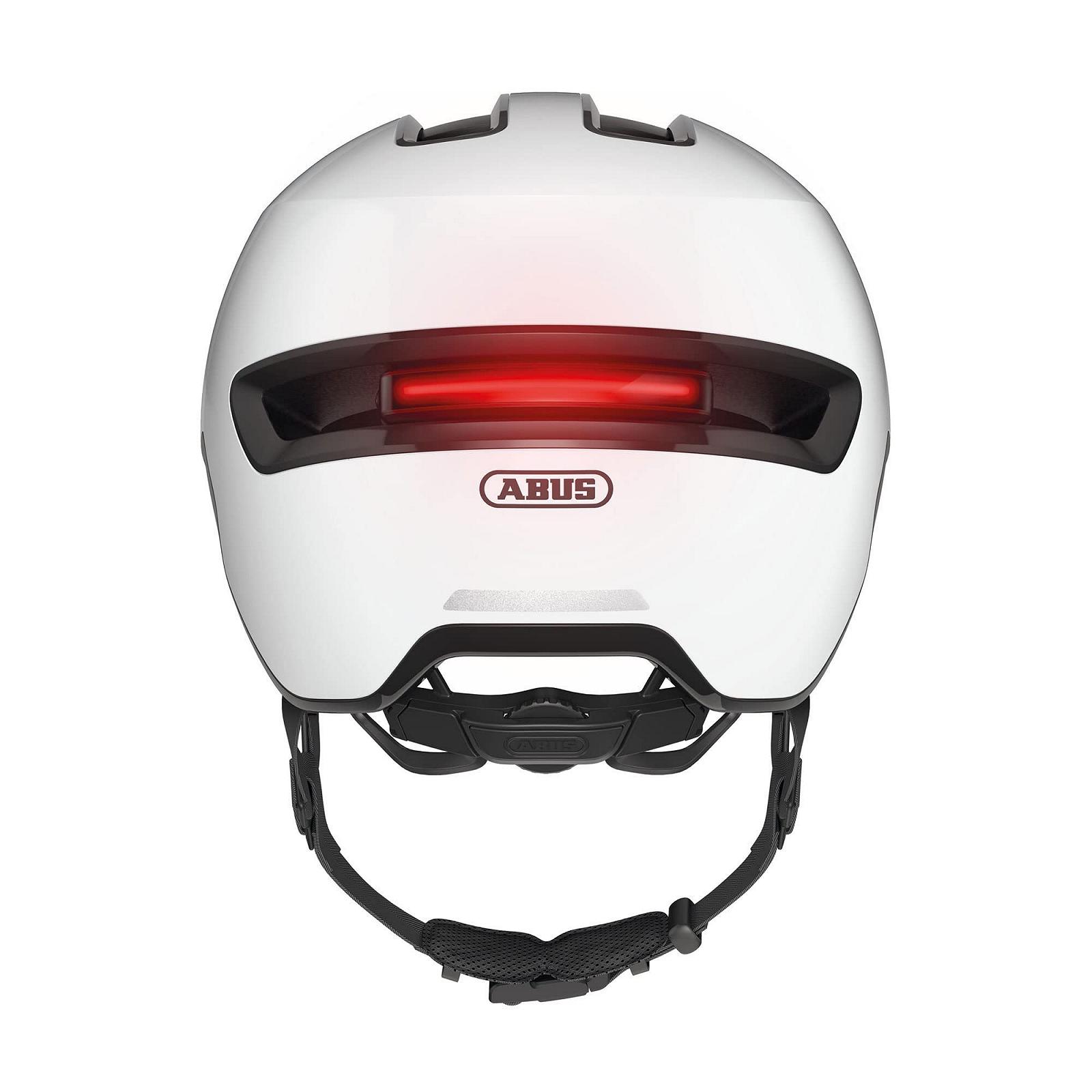 Шлем ABUS City HUD-Y ACE с козырьком и магнитной перезаряжаемой LED подсветкой, фото №4