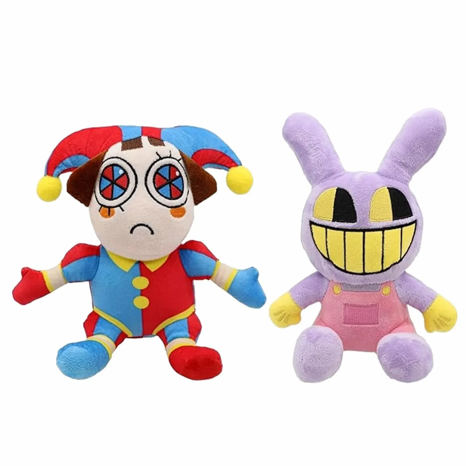Іграшка Ficlwigkis The Digital Circus Plush Pomni Jax Plush (2 Штуки), фото №1 Іграшка Ficlwigkis The Digital Circus Plush Pomni Jax Plush (2 Штуки), фото №1