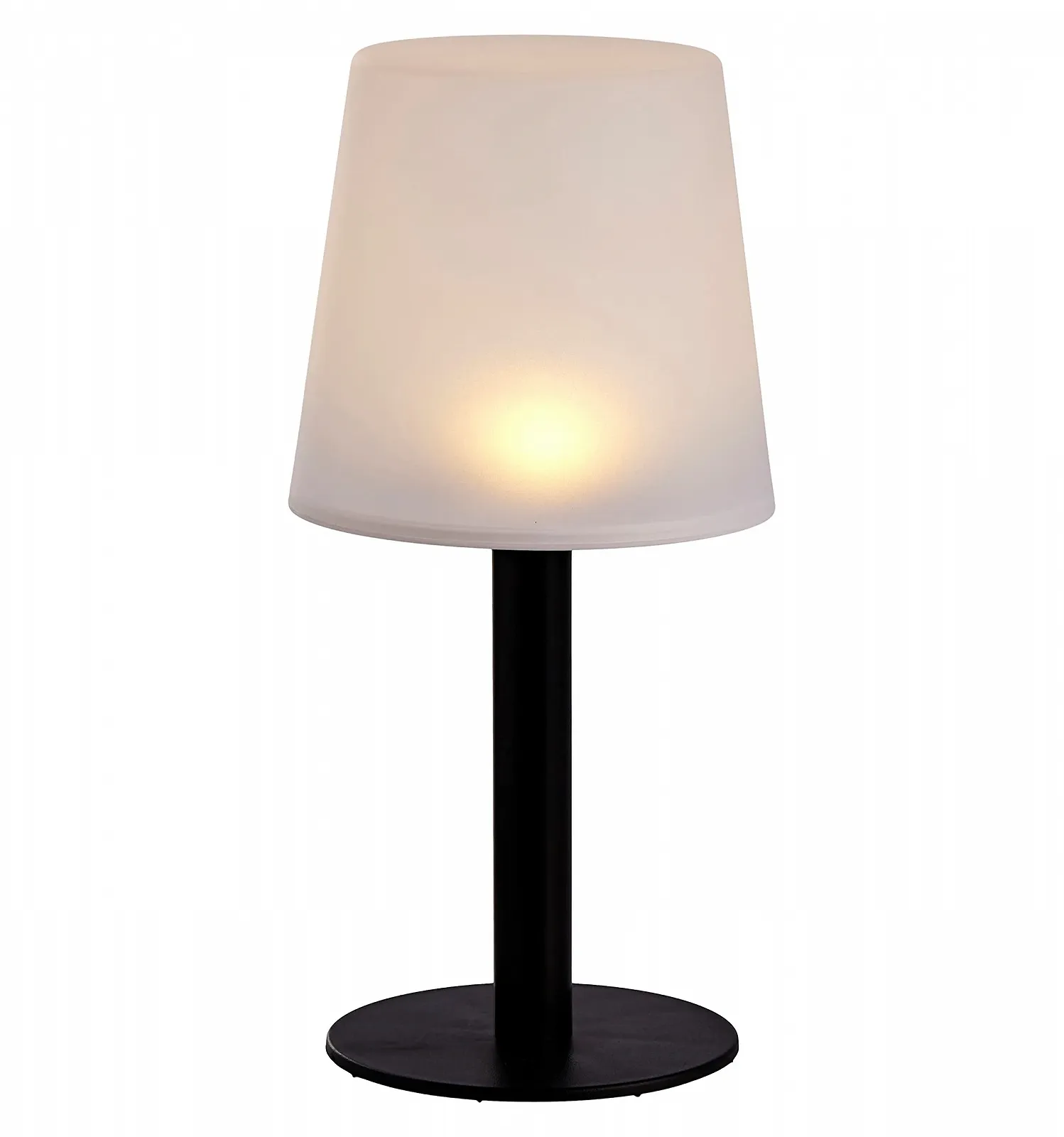 Садова настільна лампа Spetebo Solar LED 31 x 15 см Тепле біле світло IP44 Чорна/Біла, фото №2