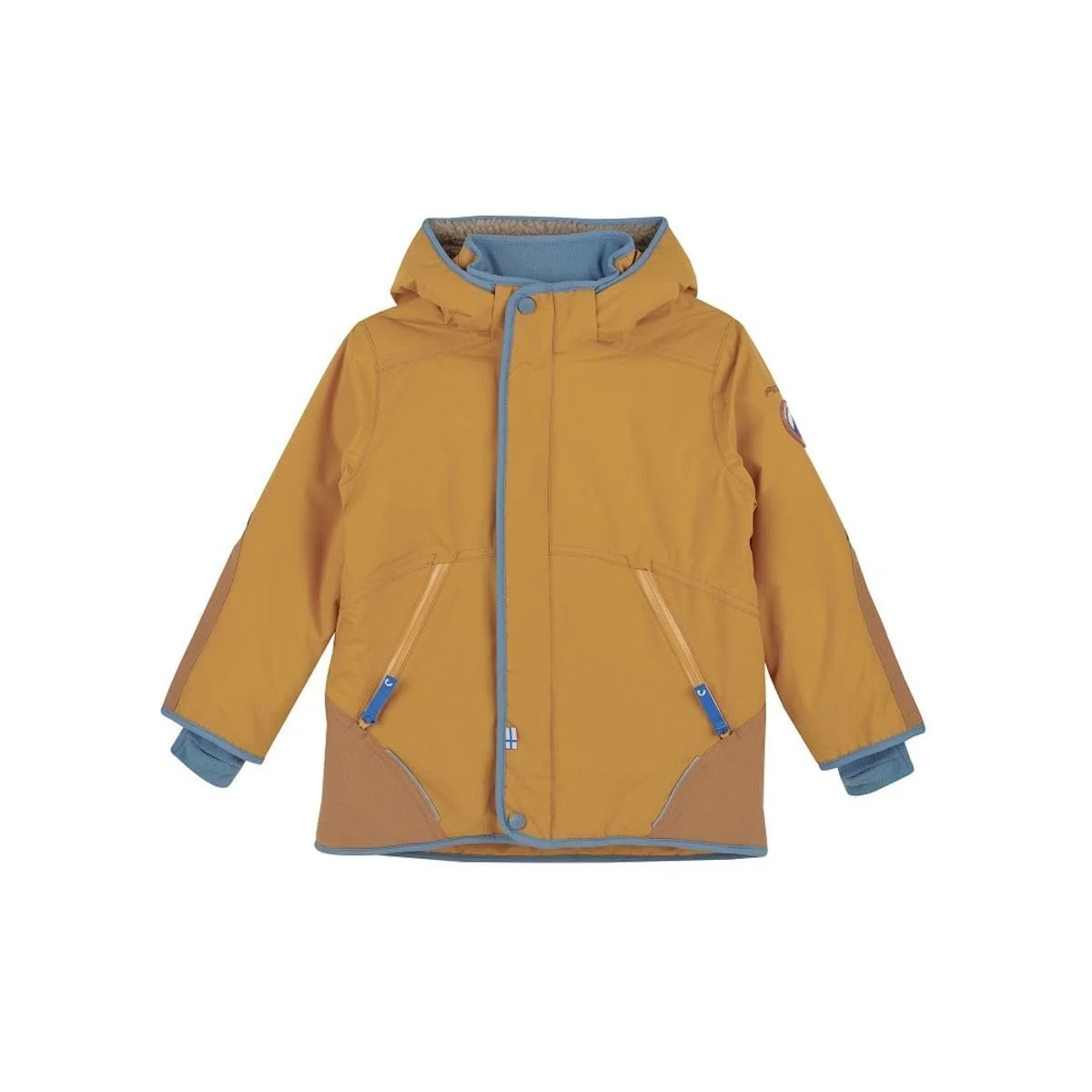 Дитяча Парка Finkid Talvinen Husky Sporty Зимова з капюшоном Жовтий, фото №1