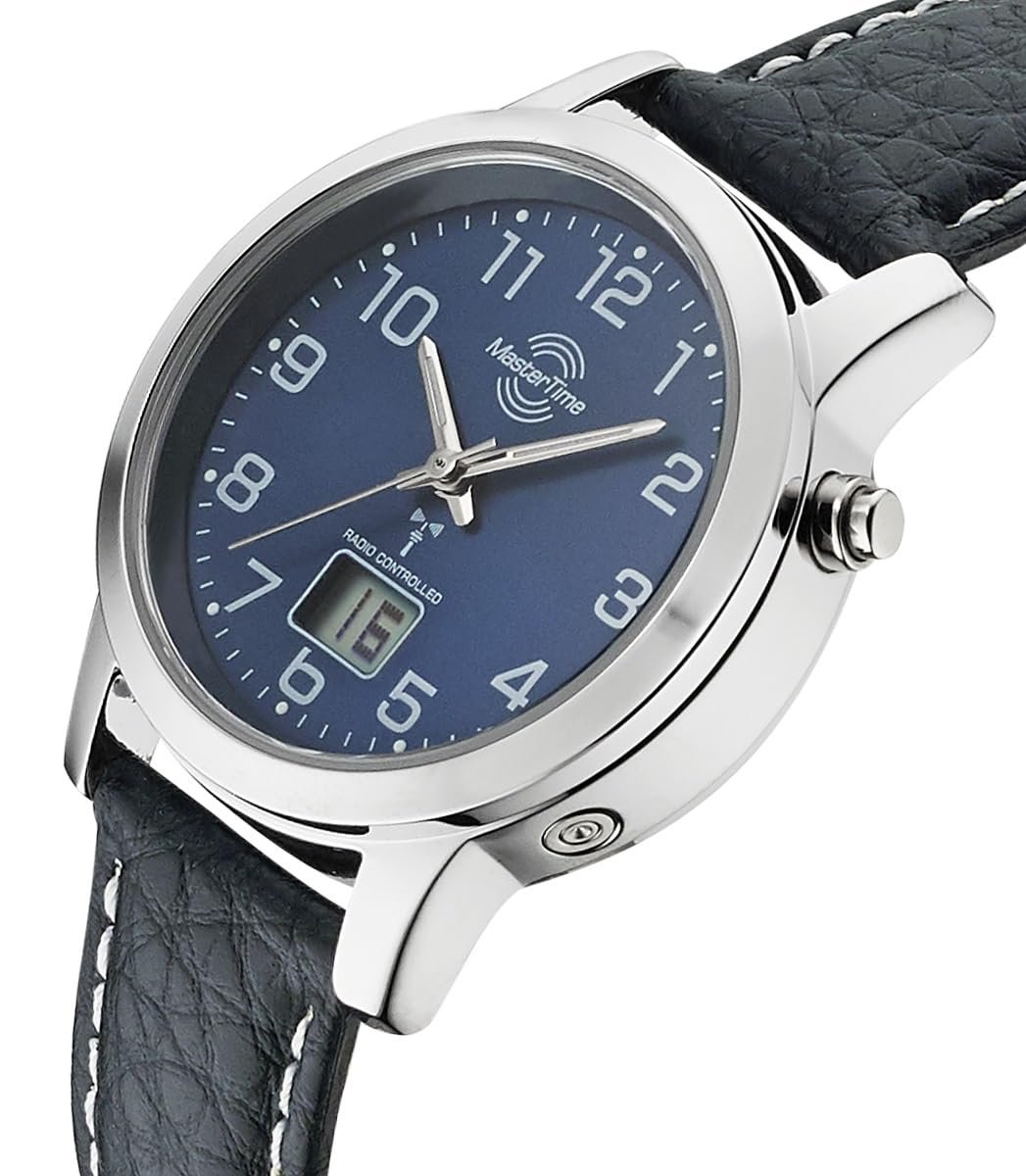 Женские часы Кварцевые Master Time Funk MTLA-10490-32L Аналоговые Цифровые с Кожаным Ремешком, фото №2