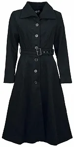 Пальто Hell Bunny Ingrid Перехідне synthetic.ua - Фото 1