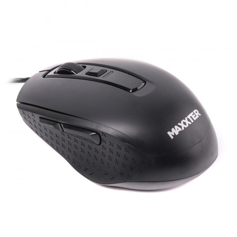 Комп'ютерна миша Maxxter Mc-335 Black USB, фото №3