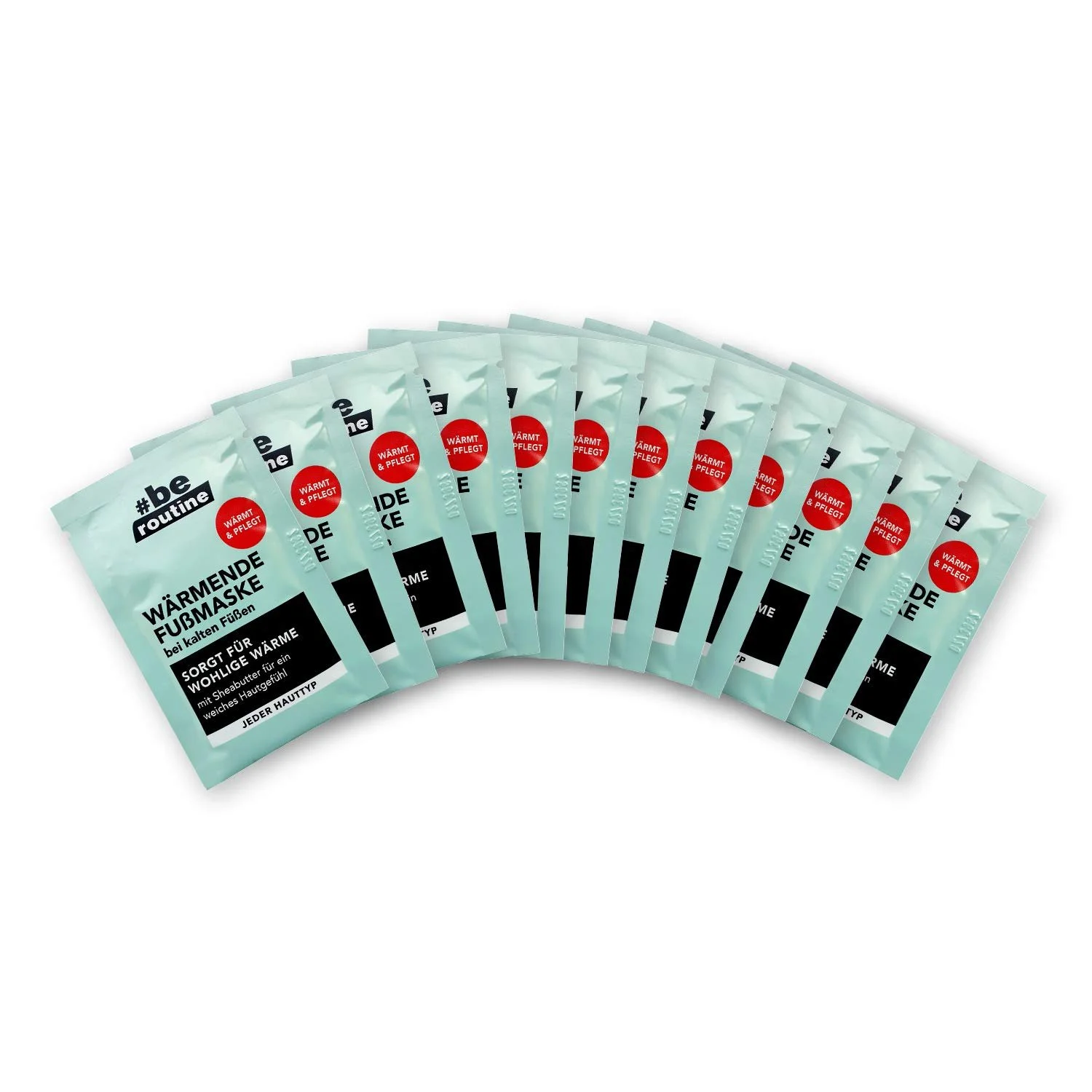 Зігріваюча маска для ніг #be routine Fresh 10 мл (12 шт. в упаковці), фото №1