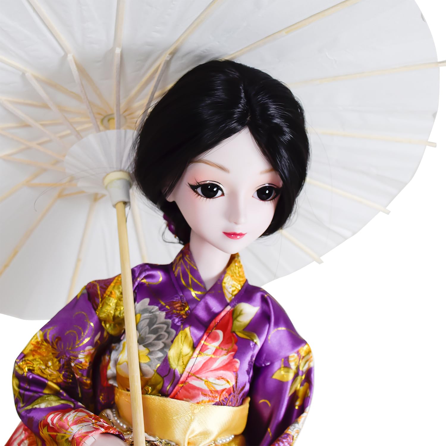 Кукла Cherry Sakura Ms 1/3 BJD SD 60 см 24 дюйма кимоно шарнирная, фото №3