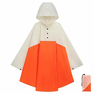 Детское дождевое пончо KAKU NANU, Легкое водонепроницаемое - Фото 1