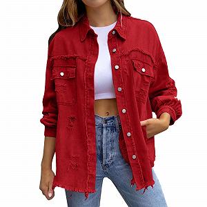 Джинсовая Куртка Denim Женская Блузон Летняя Легкая Необычная Переходная Куртка - Фото 1