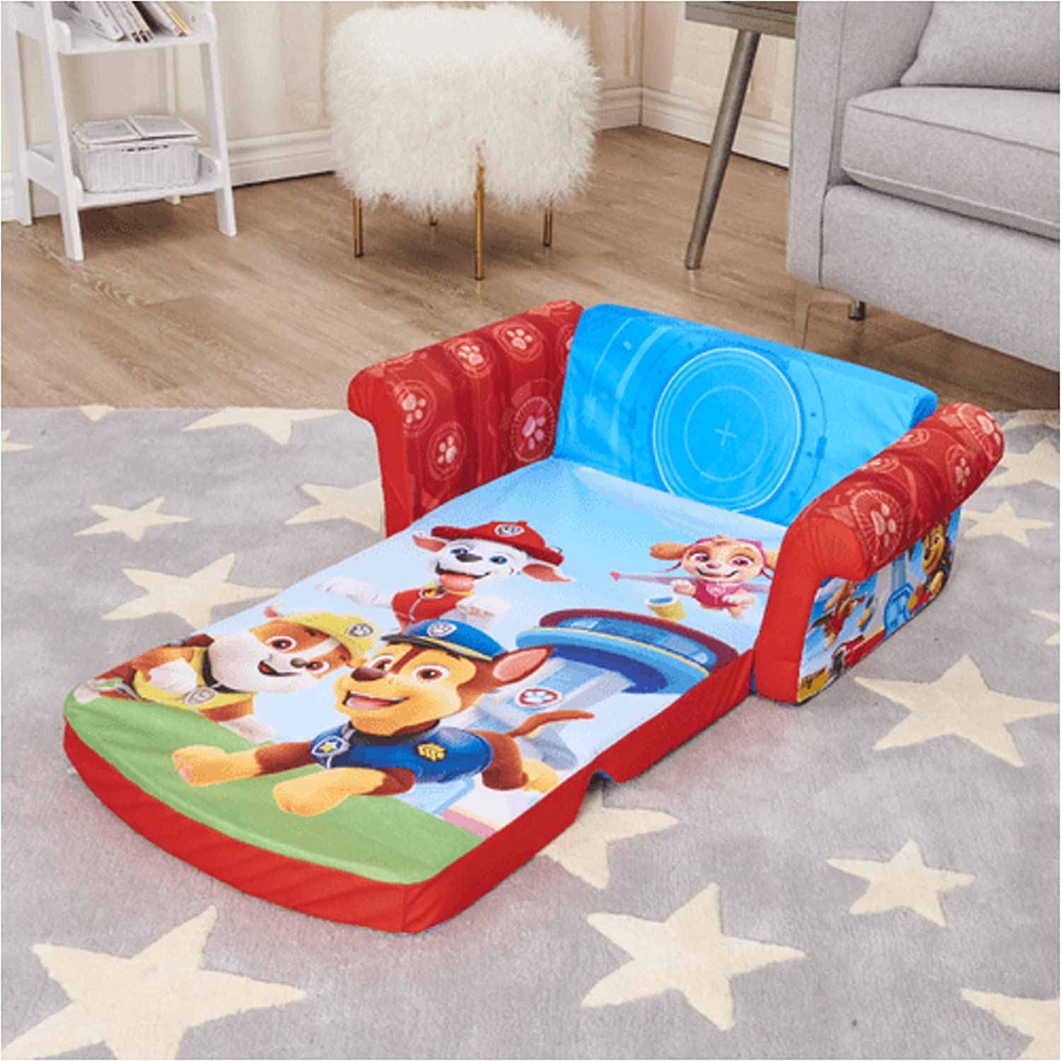 Дитячий диван Marshmallow Furniture PAW Patrol з функцією ліжка, фото №4