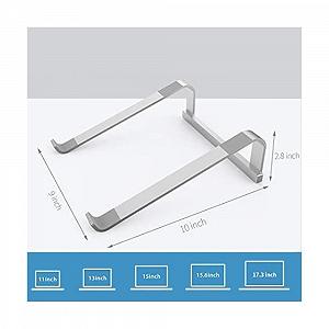 Подставка для ноутбука Алюминиевая, эргономичная и портативная подставка для ноутбуков 11-17,3 дюймов synthetic.ua - Фото 1