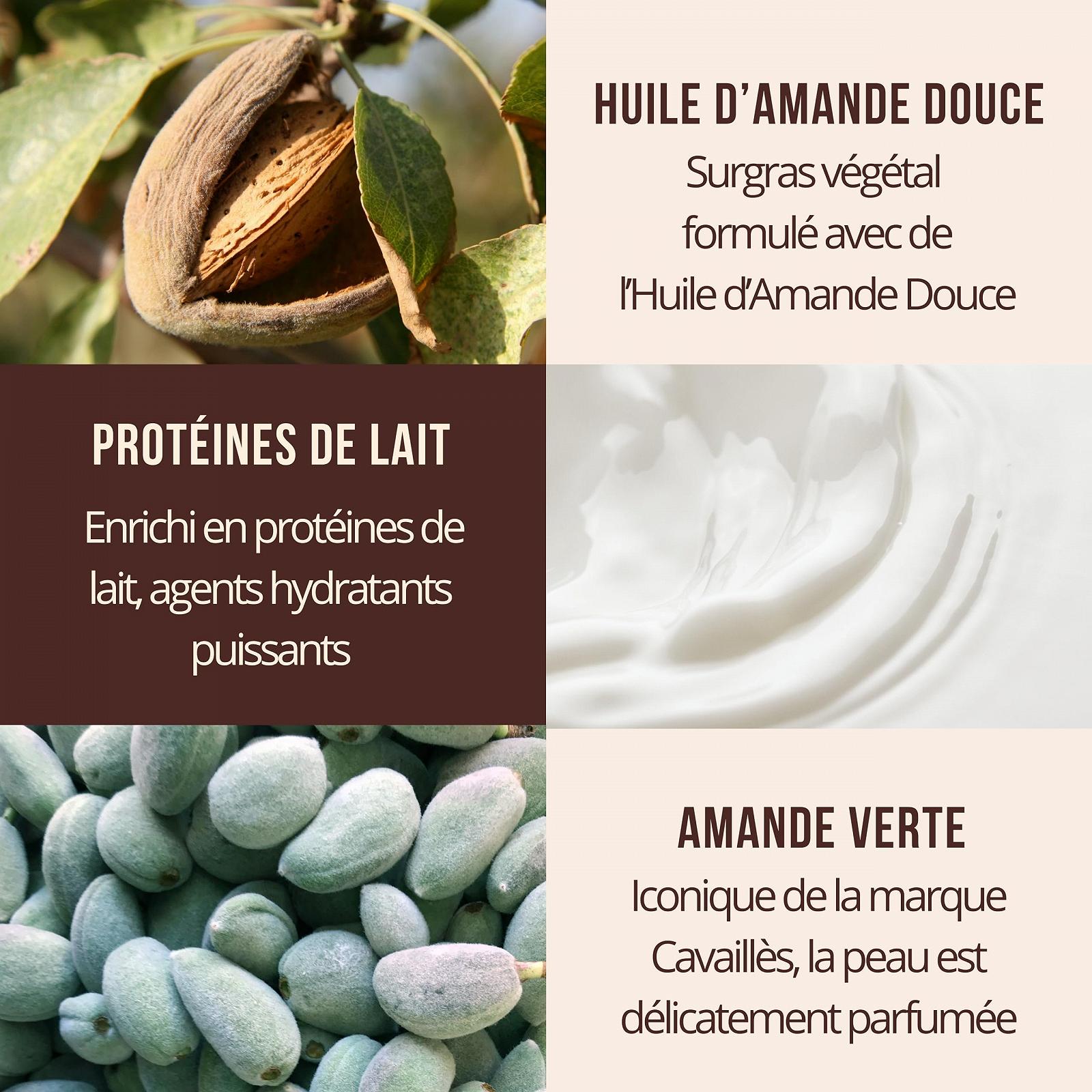 Гель для душу Rogé Cavaillès Мигдаль Зелений 400 мл, фото №3 Гель для душу Rogé Cavaillès Мигдаль Зелений 400 мл, фото №3