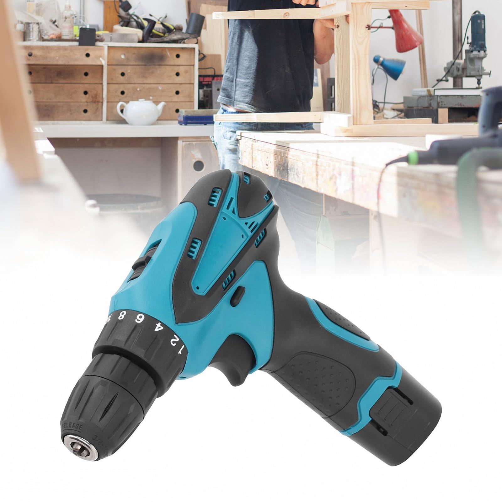 Дриль-шурупокрут Cordless Power Driver AC110-240V 2 Швидкості LED Синій, фото №5