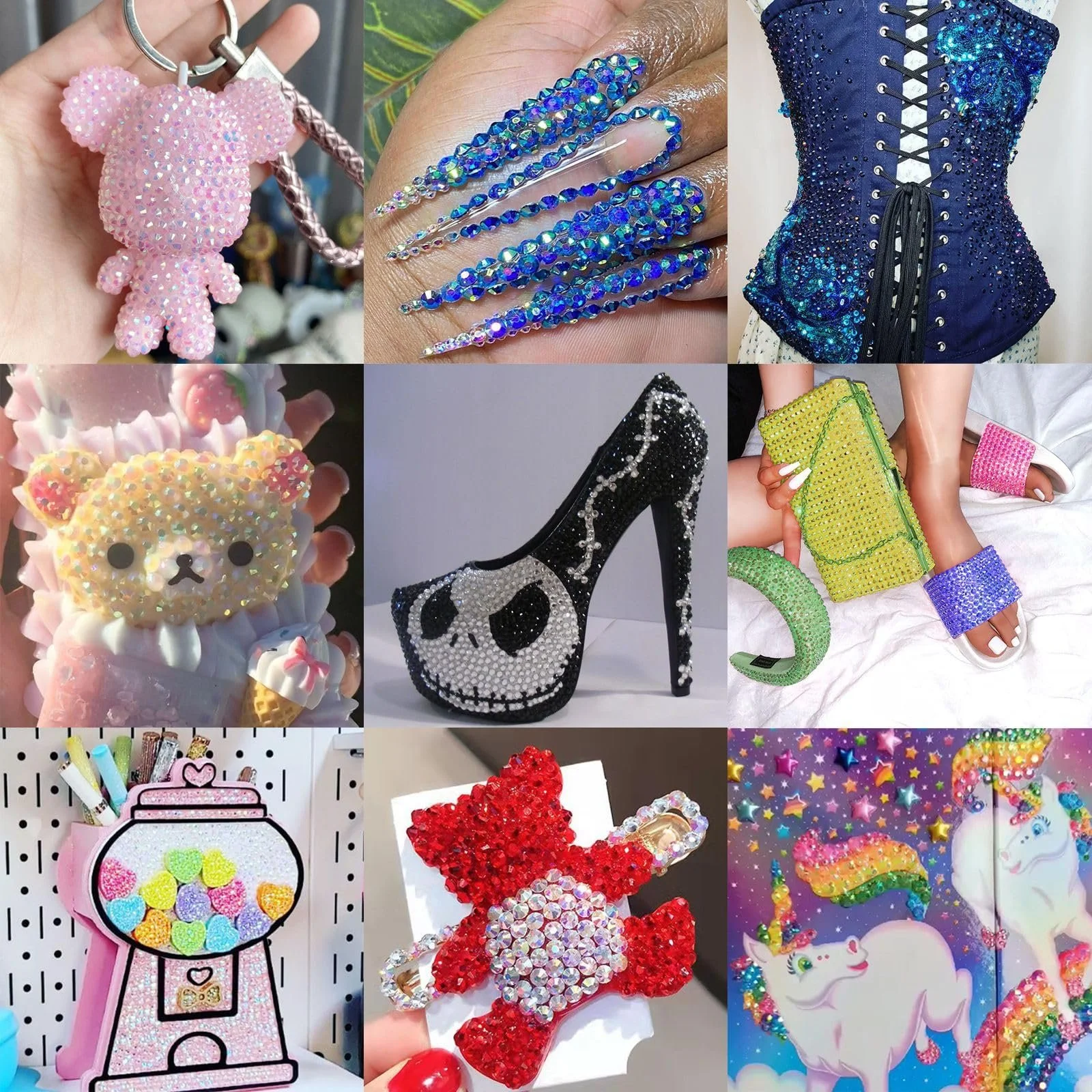 Стразы Смола 3мм 18 цветов, фото №3