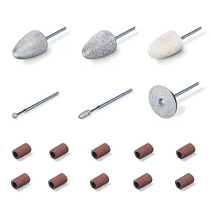 Набір змінних насадок для манікюру та педикюру Beurer MP 52, 6 шт, сапфір - Фото 1