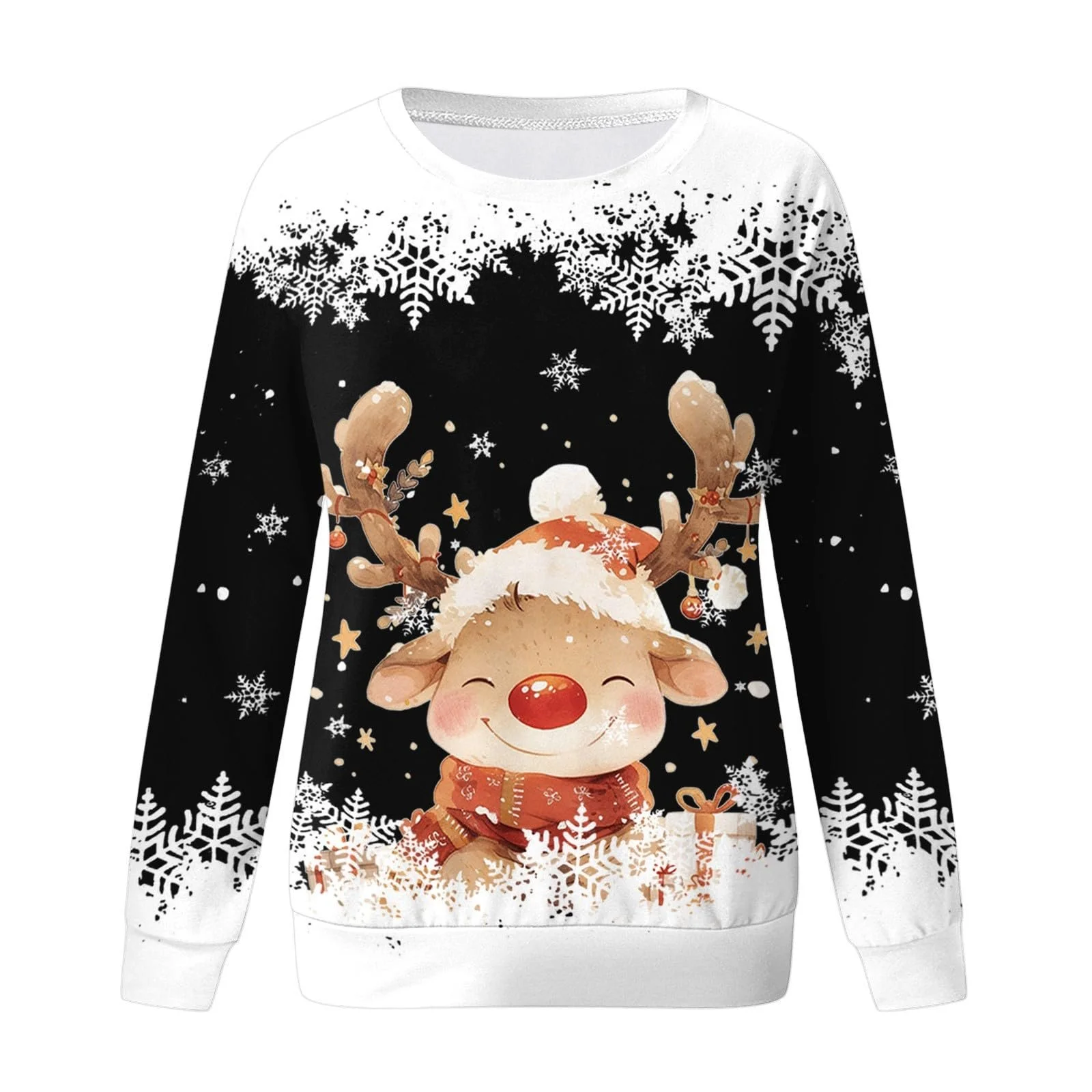 Різдвяний светр PMUAFG Жіночий з різдвяним мотивом, фото №6 Різдвяний светр PMUAFG Жіночий з різдвяним мотивом, фото №6