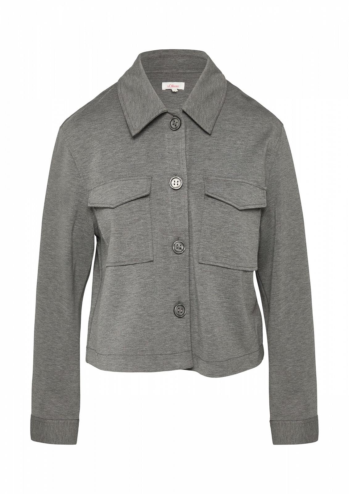Пиджак s.Oliver Heathered Interlock Jersey, фото №1