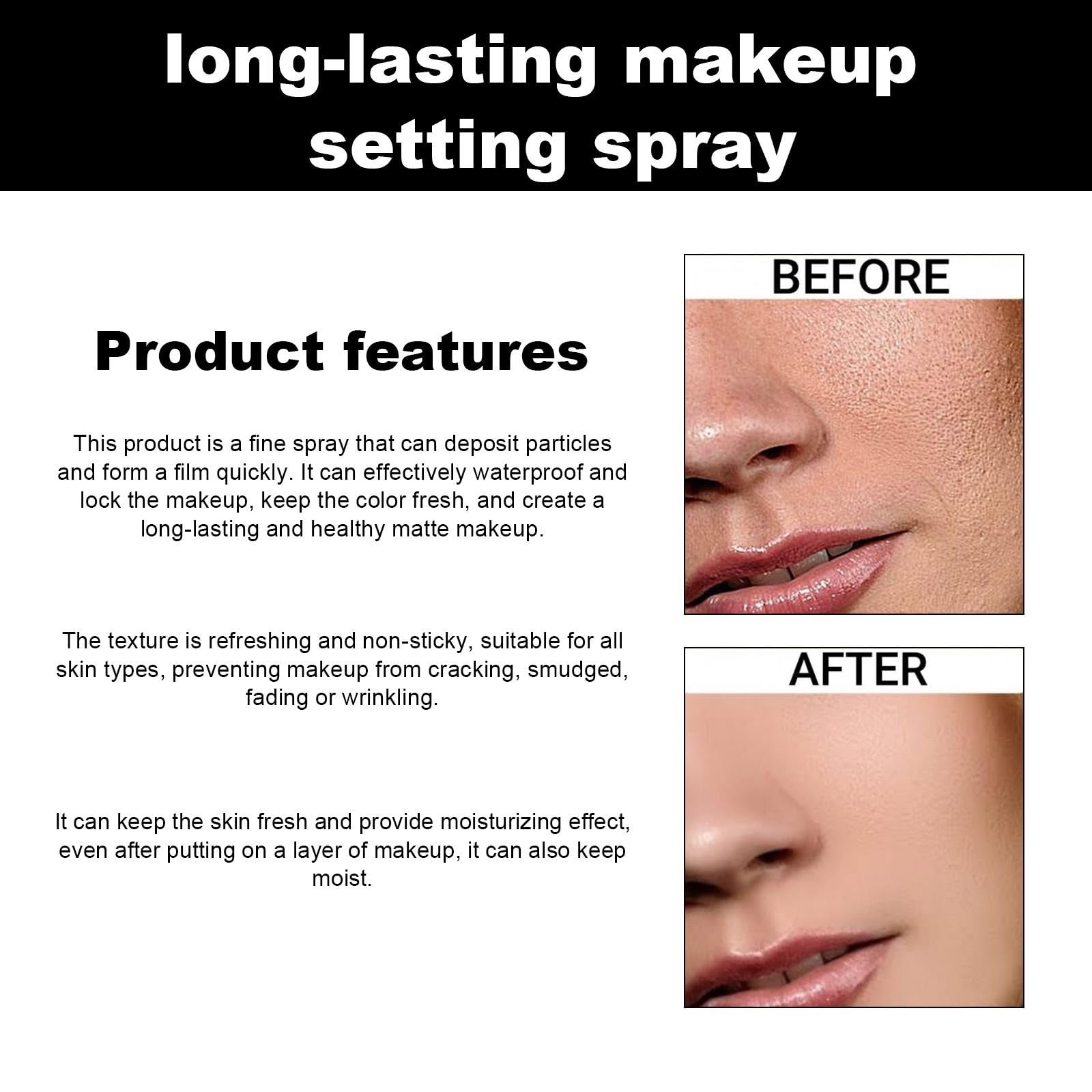 Спрей для фіксації макіяжу Beauty Matte Moisturising 100 мл, фото №6