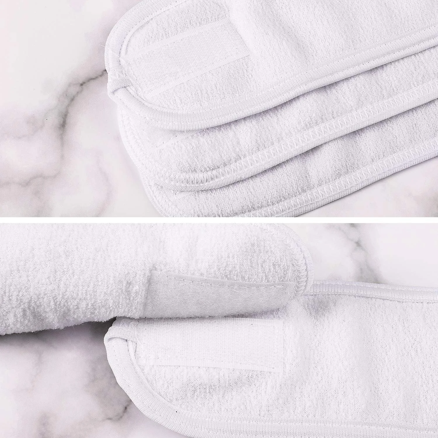 Пов'язка Косметична Whaline Серія Terry Towelling Білий, фото №5