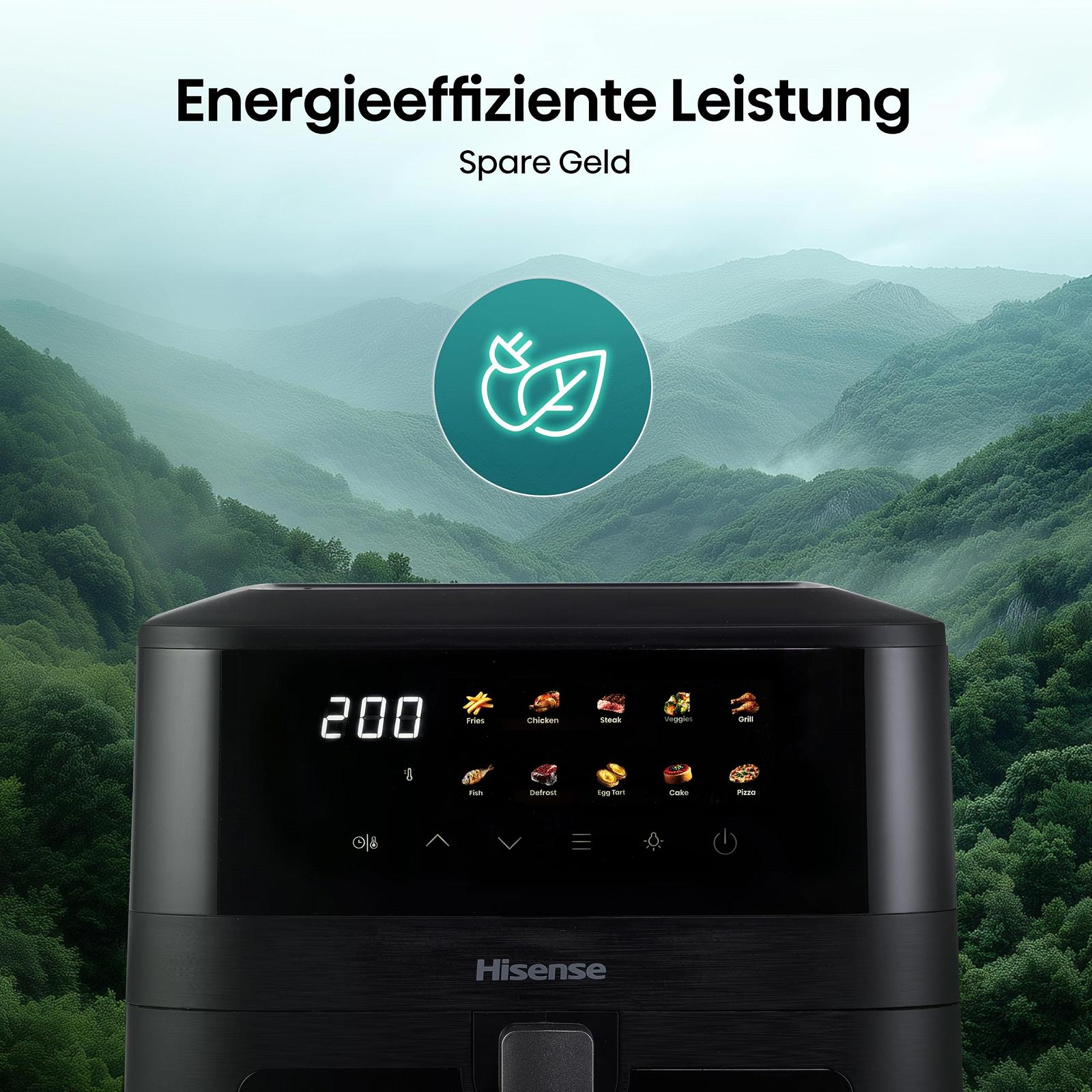 Мультипіч Hisense HAF2100DCD 2100 Вт 7.7 л 10 програм Black 40.1 x 31 x 35 см, фото №9 Мультипіч Hisense HAF2100DCD 2100 Вт 7.7 л 10 програм Black 40.1 x 31 x 35 см, фото №9
