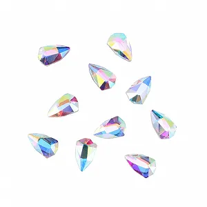 Стрази Housoutil, 10 шт., кристали блискучі, різнобарвні - Фото 1
