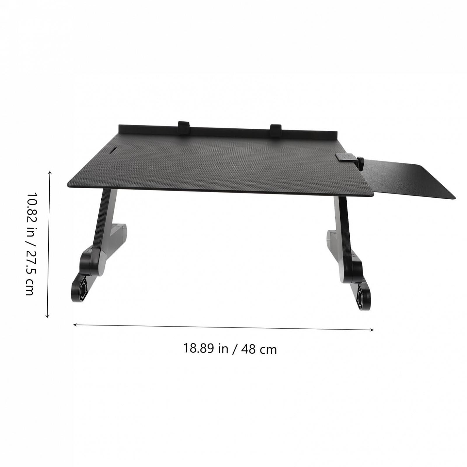 Підставка для ноутбука Vaguelly, регульована по висоті, з алюмінієвого сплаву, складаний, фото №9