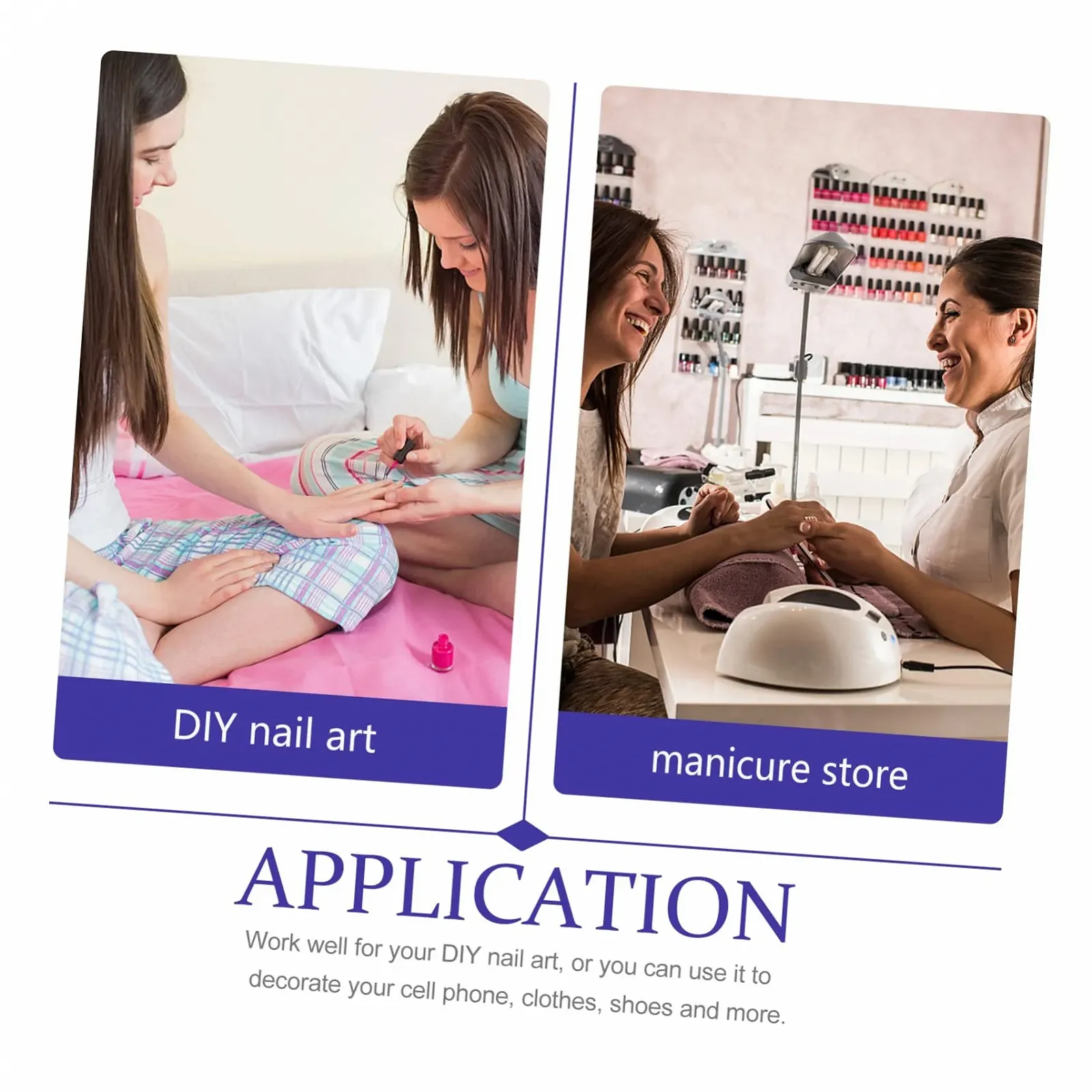 Украшения для ногтей MERRYHAPY Серии Blushing Decor Trendy Decor DIY Аксессуары для ногтей Сердце Glitter Alloy, фото №4