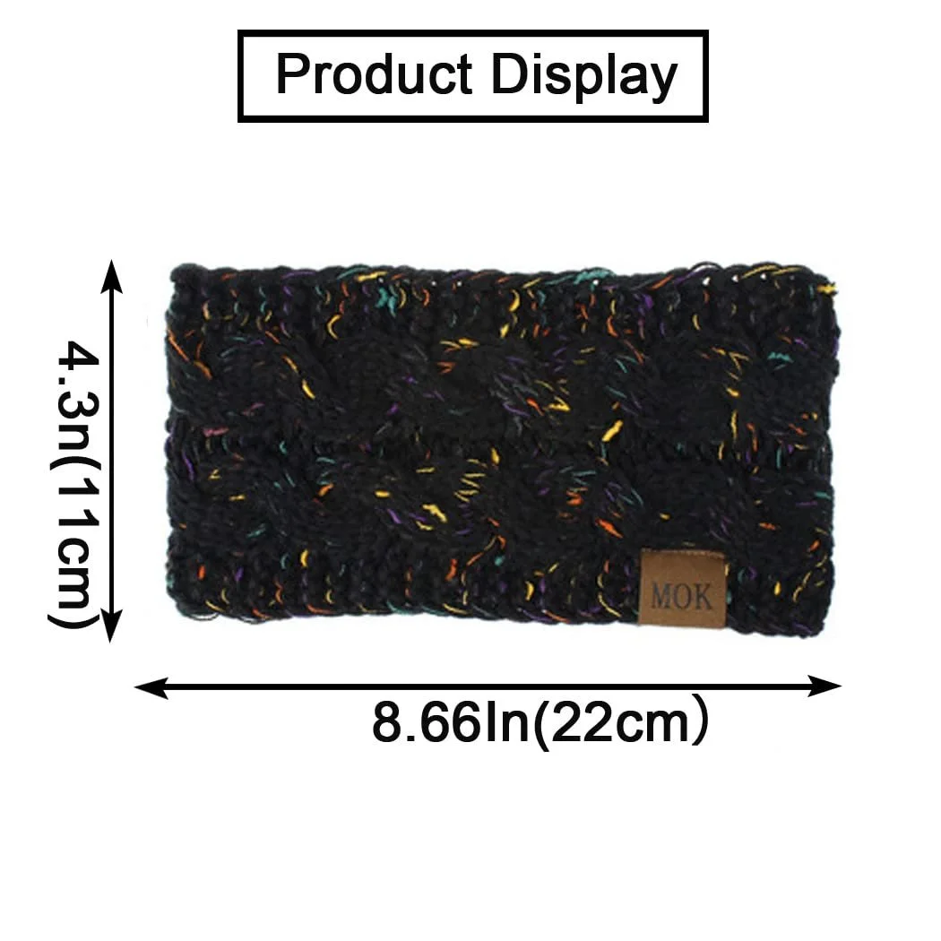 Пов'язка на Голову В'язана Зимова, фото №7 Пов'язка на Голову В'язана Зимова, фото №7