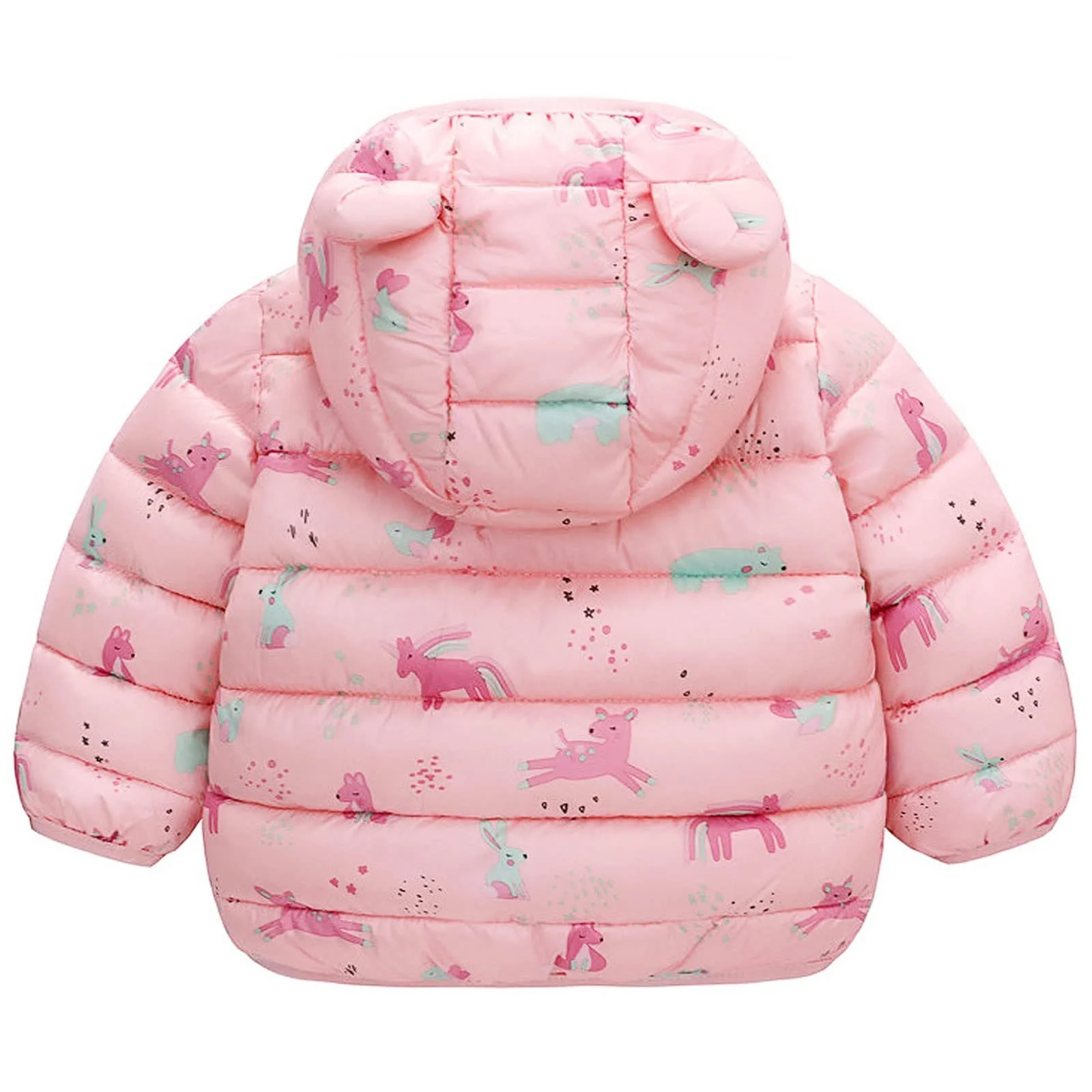 Куртка JinBei для хлопчиків дівчаток дитяча зимова з капюшоном тепла, фото №2